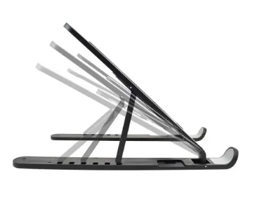 BASE PARA NOTEBOOK PLEGABLE. DISPONIBLE EN NEGRO Y BLANCO