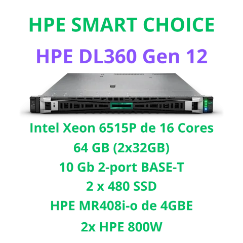 HPE ProLiant Compute DL360 Gen12 - P89241-DM5 (SI) 